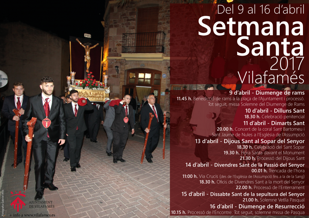 Semana Santa en Vilafamés 2017 Vilafamés / Villafamés